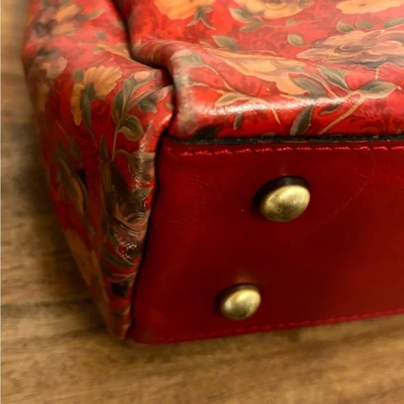 Patricia Nash floral satchel - Picture 10 of 11